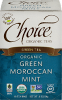 Choice Organic Green Moroccan Mint Tea Perspective: Main