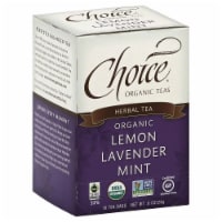 Choice Organic Lemon Lavender Mint Tea Perspective: Main