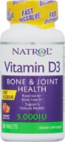 Natrol Strawberry Vitamin D3 Tablets 5000 IU