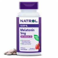 Natrol® Melatonin Sleep Aid Supplement Strawberry Flavored Fast Dissolve Tablets