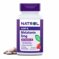 Natrol® Sleep Melatonin Strawberry Fast Dissolve Tablets 5 mg Perspective: Main