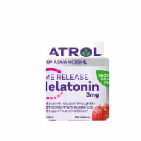 Natrol® Sleep Advanced Melatonin Strawberry Time Release Gummies 3 mg Perspective: Main