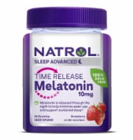 Natrol® Sleep Advanced Time Released Melatonin Strawberry 10mg Perspective: Main