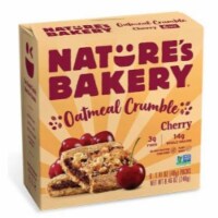 Nature's Bakery Oatmeal Crumble Cherry Bars Perspective: Main