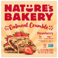 Nature's Bakery® Strawberry Oatmeal Crumble Bars Perspective: Main