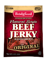 Bridgford Beef Jerky Original Perspective: front