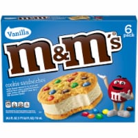 M&M's Vanilla Ice Cream Cookie Sandwiches Perspective: Main