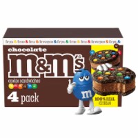 M&M's Chocolate Ice Cream Cookie Sandwiches