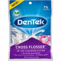 DenTek™ Cross Flosser Floss Picks Perspective: Main