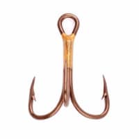 Eagle Claw Treble Hook Size 6 Five Pack 374A-6 2x Perspective: Main