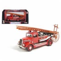 Road Signature 43011r 1938 Dennis Light Four Fire Engine Red 1-43 Diecast Car Model