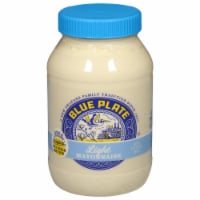 Blue Plate Light Mayonnaise 30 fl oz Perspective: Main