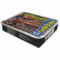 Grill-It-Kit Silver 101 Sq. In. Charcoal Portable Grill 30157