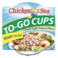 Chicken of the Sea Chunk Light Tuna in Water Cup 2 pack of 2.8 ounces Perspective: Main