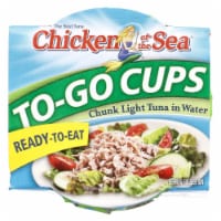 Chicken of the Sea Chunk Light Tuna in Water Cup 2 pack of 2.8 ounces Perspective: Main