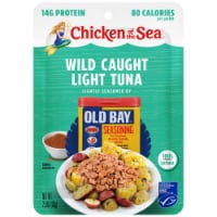 Chicken of the Sea® Old Bay Seasoning Wild Caught Light Tuna Packet Perspective: Main