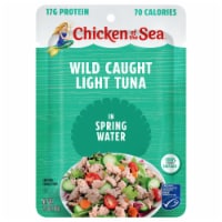 Chicken of the Sea® Wild Caught Light Tuna in Spring Water Pouch Perspective: Main