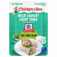 Chicken of the Sea® Wild Caught Dill Tuna Salad Light Tuna Pouch Perspective: Main