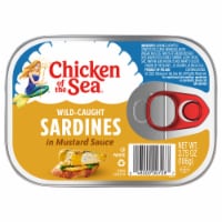 Chicken of the Sea Wild Caught Sardines in Mustard Sauce Perspective: Main