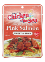 Chicken of the Sea Sweet & Spicy Pink Salmon Pouch Perspective: Main