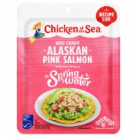 Chicken of the Sea Wild Caught Alaskan Pink Salmon in Spring Water Packet Perspective: Main