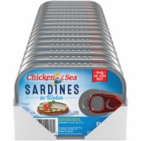Chicken of the Sea Wild-Caught Sardines in Water Case Lot Sale Perspective: Main