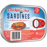 Chicken of the Sea® Wild Caught Sardines in Louisiana Hot Sauce Case Sale Perspective: Main