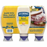 Hellmann's Squeeze Mayo (25 Ounce, 3 Count)