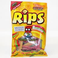 Rips® Rainbow Bite Sized Licorice Candy Bag Perspective: Main