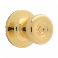 Atlas Polished Brass Tulip Passage Door Knob Perspective: Main