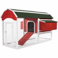 Prevue Pet Products PP-467 Barn Chicken Coop, Barnyard Red - Large