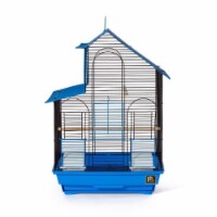 House Style Bird Cage - Blue