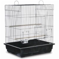 Prevue Hendryx PP-25212-W Square Roof Parakeet Cage - White