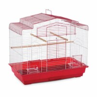 Cockatiel Flight Bird Cage- Red/White