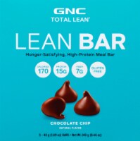 GNC Chocolate Chip Lean High-Protein Meal Bars