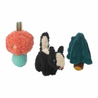 Manhattan Pet Toy Forest Trio Dog Toy Pack with Crinkle Tree, Squeaker Skunk, Toadstool