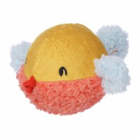 Manhattan Pet Toy Oddball Bertie Blowfish Fabric Covered Squeaker Dog Exercise Ball Toy