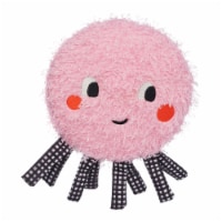 Manhattan Pet Toy Ocho Toss Around Fluffy Octopus Disc Flyer and Squeaker Dog Toy
