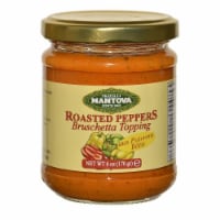 Mantova Roasted Pepper Bruschetta Topping Perspective: Main