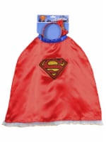 Rubies Girls Red Supergirl Cape Set Children's Halloween Costume Size 4