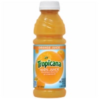 Tropicana 100% Orange Juice Bottle Perspective: Main