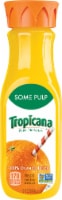Tropicana Orange Juice Homestyle Some Pulp Bottle