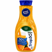 Tropicana Trop50 Some Pulp Orange Juice Beverage Perspective: Main