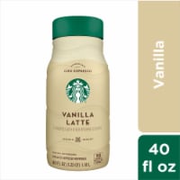 Starbucks® Espresso Vanilla Latte Iced Coffee Carton Perspective: Main