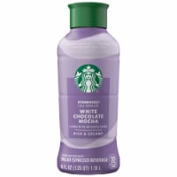 Starbucks White Chocolate Mocha Iced Espresso, 40 Fl Oz Bottle Perspective: Main