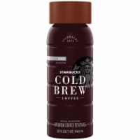 Starbucks Cold Brew Premium Black Unsweetened Coffee Drink Perspective: Main
