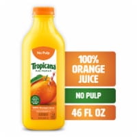 Tropicana Pure Premium Original No Pulp No Sugar Added 100% Orange Juice Perspective: Main