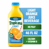 Tropicana Light Orange Juice Beverage, No Pulp, Calcium and Vitamin D Perspective: Main