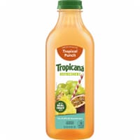 Tropicana Refreshers Tropical Punch Juice Drink With Real Fruit Juice Perspective: Main