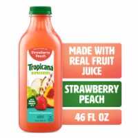 Tropicana Refreshers Strawberry Peach Juice Drink With Real Fruit Juice Perspective: Main